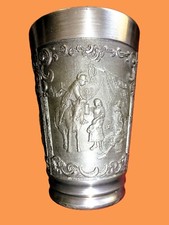 Zinnbecher kelch pokal gebraucht kaufen  Rodenbach