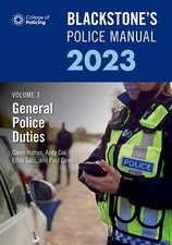 Blackstone police manual for sale  UK