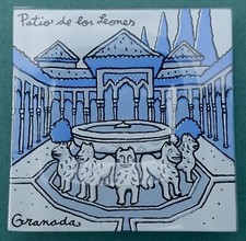 Ímã de geladeira lembrança Granada Alhambra Court Of The Lions fonte Espanha comprar usado  Enviando para Brazil