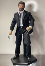 Boneco Logan Wolverine antigo personalizado 1:6 12" com suporte terno cabeça corpo garras e mãos comprar usado  Enviando para Brazil