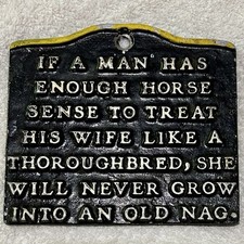 Vtg metal plaque for sale  Deer Isle