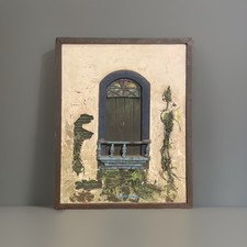 Ezequias Torres Quintanilha Ouro Preto, óleo e cola em janelas eucatex Brasil anos 70 comprar usado  Enviando para Brazil