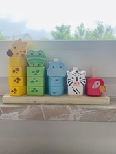 Steckspiel holz tiere gebraucht kaufen  Worms