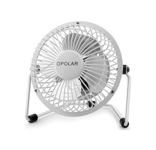 Mini ventilador de mesa OPOLAR 4 polegadas USB – ventilador de refrigeração de metal silencioso para escritório/casa comprar usado  Enviando para Brazil