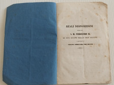 Libretto borbonico disposizion usato  Tramonti