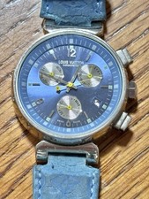 Relógio feminino Louis Vuitton cronômetro face azul + pulseira funciona perfeitamente 9,5 polegadas comprar usado Relógio feminino Louis Vuitton cronômetro face azul + pulseira funciona perfeitamente 9,5 polegadas comprar usado  Enviando para Brazil