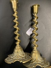 Pair antique brass for sale  BLACKPOOL