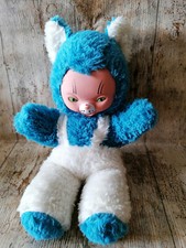 Plüschhase gummigesicht blau gebraucht kaufen  Ebersbach