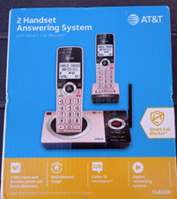 Teléfono inalámbrico AT&T CL82229 DECT 6.0 2 auriculares nuevo en caja abierta segunda mano  Embacar hacia Mexico