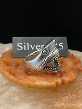 Chunky silver shark for sale  BRIGHTON