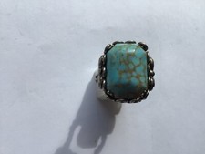 Turquoise silver ring for sale  STOKE-ON-TRENT
