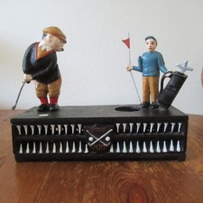 Spardose gusseisen golfer gebraucht kaufen  Süderlügum