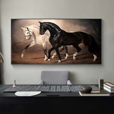 Animal Caballo Corriendo Lona Pintura Lona Arte de Pared Decoración del Hogar Póster Impresión Arte segunda mano  Embacar hacia Mexico