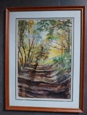 Tableau aquarelle encadrement d'occasion  Blois