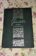 Vintage GOURMET'S MENU COOKBOOK hardcover 1963 comprar usado  Enviando para Brazil