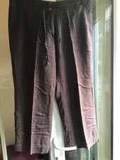 Brown linen mix for sale  WOKING