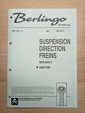 Usado, (345A) Manuel d'atelier CITROEN Berlingo 2 - Direction, Septembre 2002. comprar usado  Enviando para Brazil