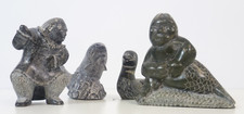 Four inuit soapstone for sale  LETCHWORTH GARDEN CITY