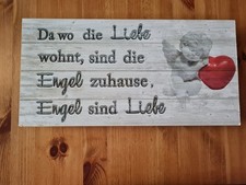 Süßes wandbild engel gebraucht kaufen  Heltersberg