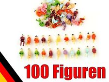 100 Pieza Sentados Figuras Escala N 1:160 Maqueta Pintado Pasajeros Nuevo De comprar usado  Enviando para Brazil