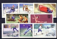 Olympische Spiele 1976 - Eishockey - BHUTAN - Satz 8W ungezähnt postfr. comprar usado  Enviando para Brazil