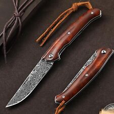 Coltello tascabile damasco usato  Virle Piemonte