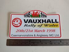 Vauxhall rally wales for sale  LLANDUDNO JUNCTION