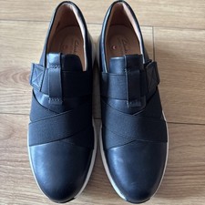Clarks unstructured black for sale  DAGENHAM