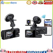 3 Channel Car DVR G-Sensor HD 1080P Vehicle Video Recorder WiFi Driving Recorder comprar usado  Enviando para Brazil