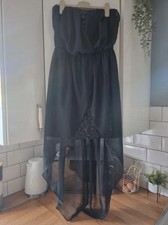 black boobtube dress for sale  MELKSHAM