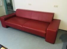 Ledersofa sofa echtleder gebraucht kaufen  Hamburg