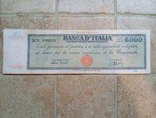 Banconote italiane 5000 usato  Lucera