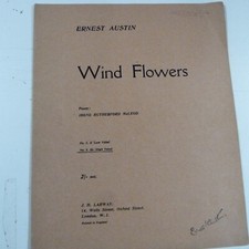 Songsheet wind flowers for sale  CARNFORTH