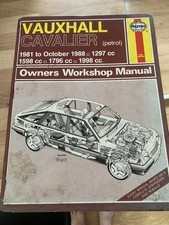 Haynes workshop manual for sale  CHICHESTER