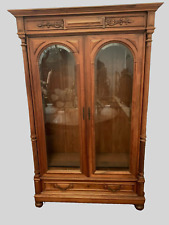 Vitrine portes noyer d'occasion  Templemars