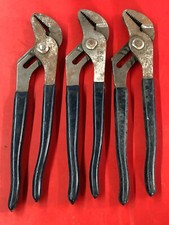 (3) KD TOOLS 45711C 10" POLEGADAS ALICATE COM NERVURAS DE BLOQUEIO COM ADERÊNCIA FABRICADO NOS EUA, usado comprar usado  Enviando para Brazil