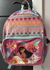 Usado, Mochila Moana Girls Disney Store em ótimo estado, Valya bordada na parte superior. comprar usado  Enviando para Brazil