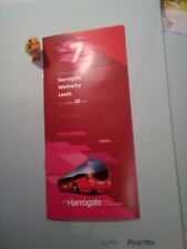 Bus timetable harrogate for sale  CREWE