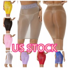 Mini-saia feminina sexy malha transparente bodycon lápis saia fina clubwear comprar usado  Enviando para Brazil