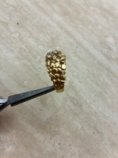 14k mens cluster for sale  Las Vegas
