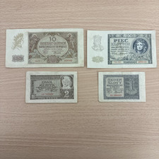 Lot billets pologne d'occasion  Andernos-les-Bains