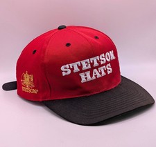 Usado, Boné de beisebol Stetson Hats alça de couro vermelho vintage vintage não apenas um chapéu comprar usado  Enviando para Brazil
