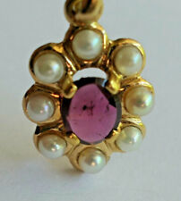 Pendentif améthyste perles d'occasion  France