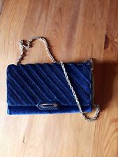 Clutch blu elegante usato  Verceia