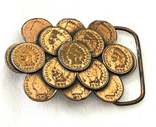 indian head belt buckle for sale  Stuart