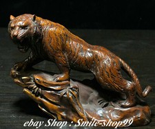  Tela dobrável animal tigre ano 12 zodíaco escultura em madeira buxo porcelana , usado comprar usado  Enviando para Brazil
