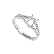 Usado, Montagem de Semi Joias 925 Sterling Silver Jewelry Definir tamanho 7X5 Mm Forma Oval comprar usado  Enviando para Brazil