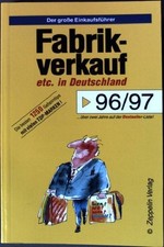 Große einkaufsführer fabrikv gebraucht kaufen  Koblenz