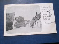 Cartão postal - Pampiford (cena de rua) postado em 1904 mostra cavalo e carrinho e palha ho, usado comprar usado  Enviando para Brazil