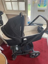 Black pram pushchair for sale  MANCHESTER